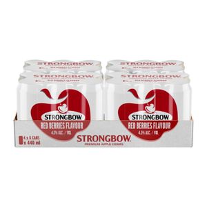 Strongbow Red Berries Cans (24 x 440 ml)